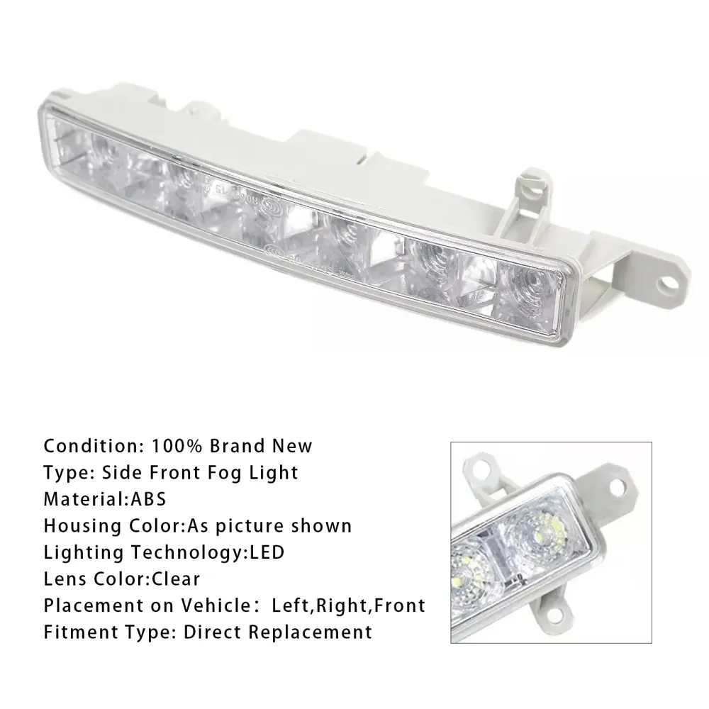 1 stk LED -LED DayTime Running Fog Light Citroen C3 Berlingo Peugeot 9802795580
