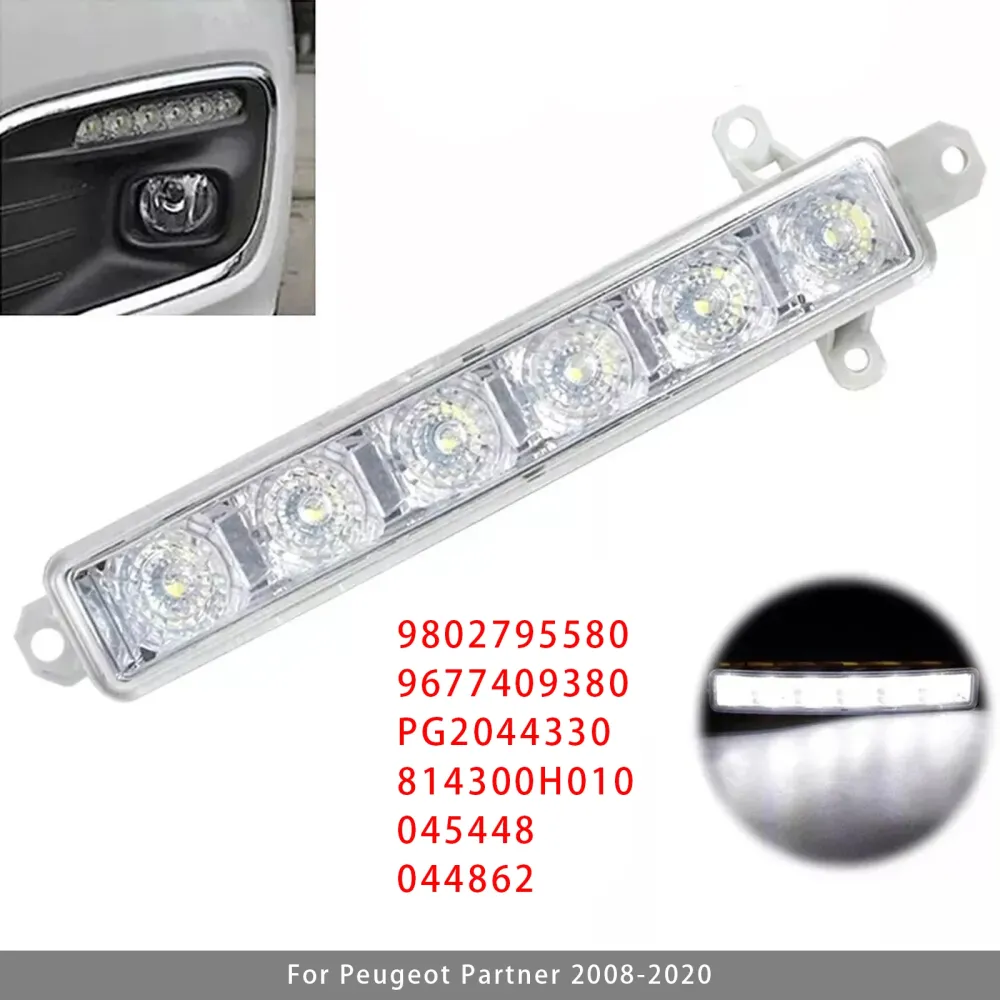 1 stk LED -LED DayTime Running Fog Light Citroen C3 Berlingo Peugeot 9802795580