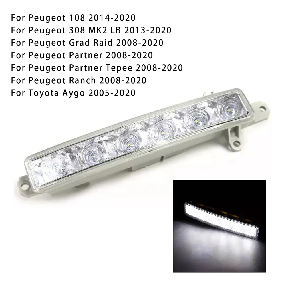 1 stk LED -LED DayTime Running Fog Light Citroen C3 Berlingo Peugeot 9802795580