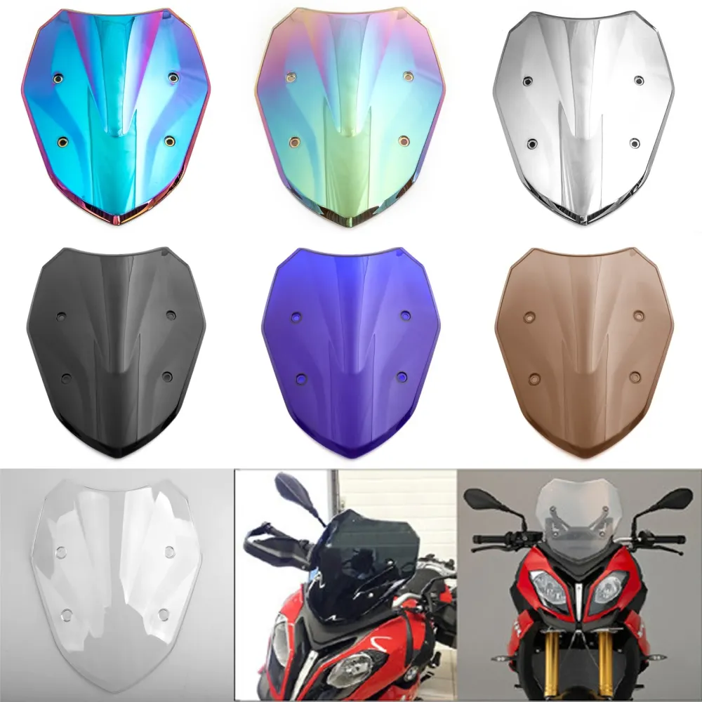 1 stk motorsykkel ABS frontrute frontrute BMW S1000XR 2014-2019 generisk