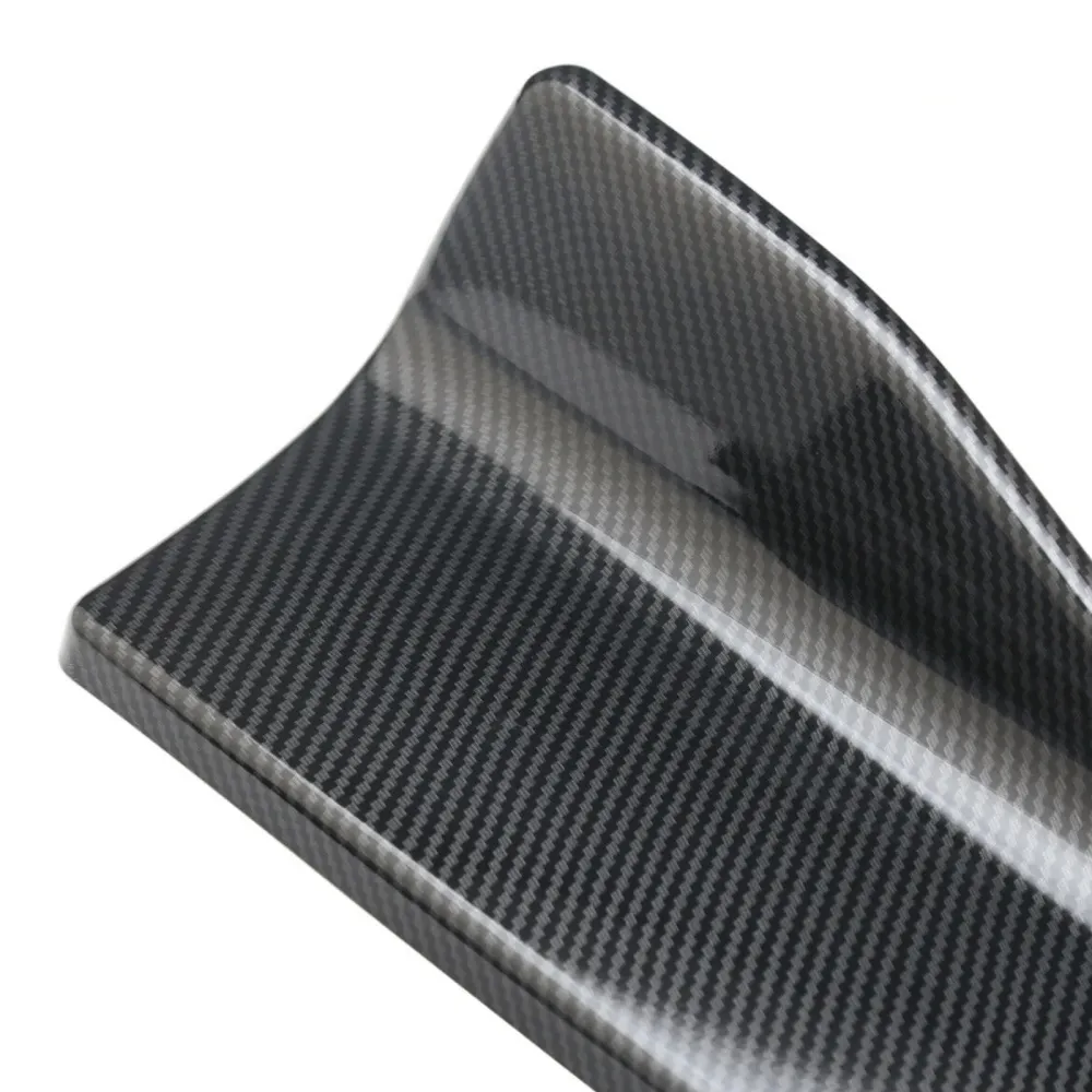 2 stk 35 cm skjørt spoiler bak leppeforlengelse rocker splittere winglet vinger karbon