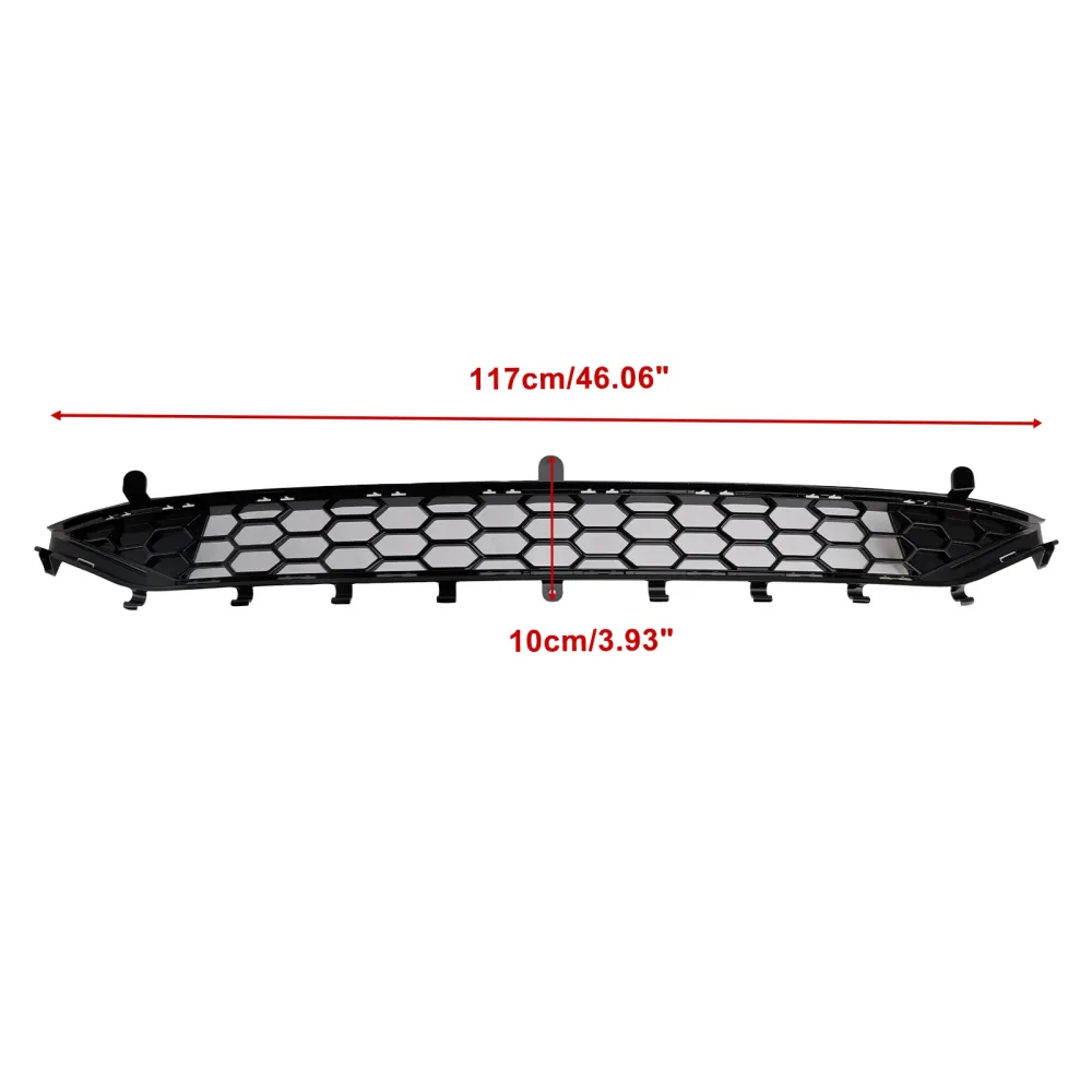 ST-stil Front Bumper Nedre grillgitter Fit Ford Focus MK4 2018-2021 Svart