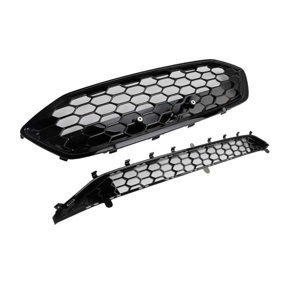ST Style Black Front Bumper Grill Lower Grill Fit Ford Focus MK4 2018-2021