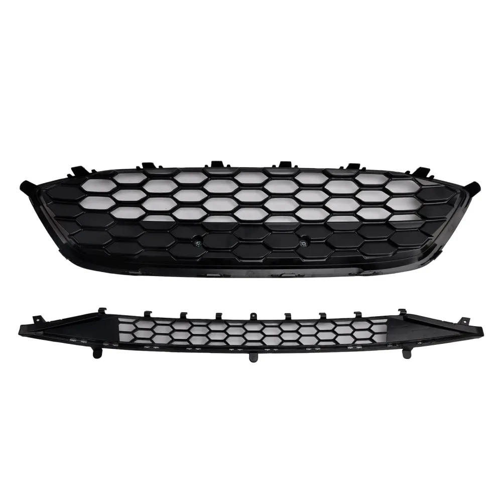 ST Style Black Front Bumper Grill Lower Grill Fit Ford Focus MK4 2018-2021