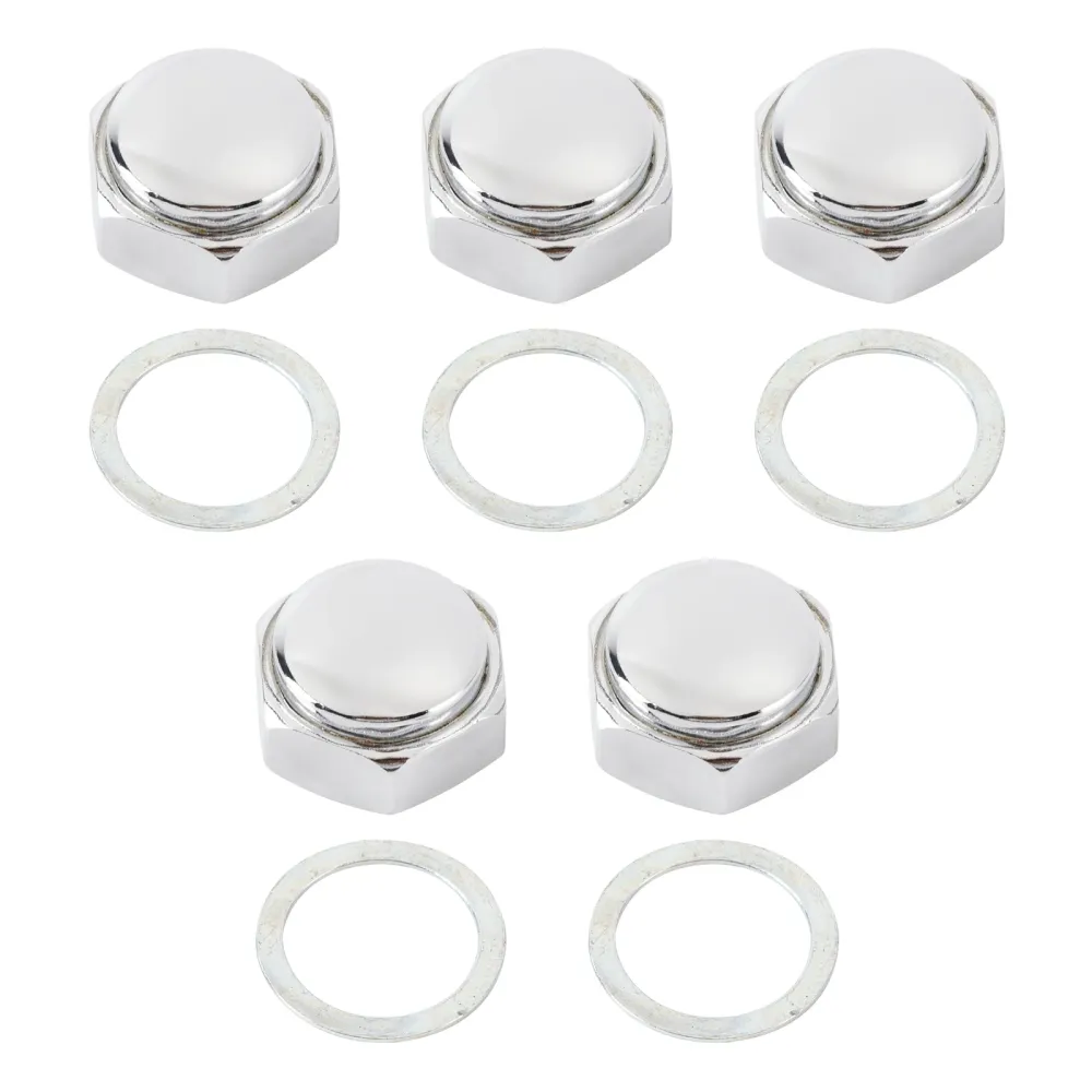 5X STYRESTANGMUTTER & VASKEMASKINE TIL HONDA ATC70 ATC90 ATC110 ATC125 ATC185 ATC200