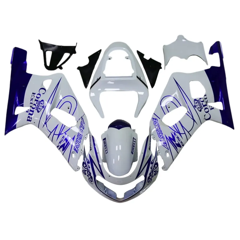 2001-2003 Suzuki GSXR600 2000-2003 GSXR750 K1 Injeksjon Fairing Kit karosseri