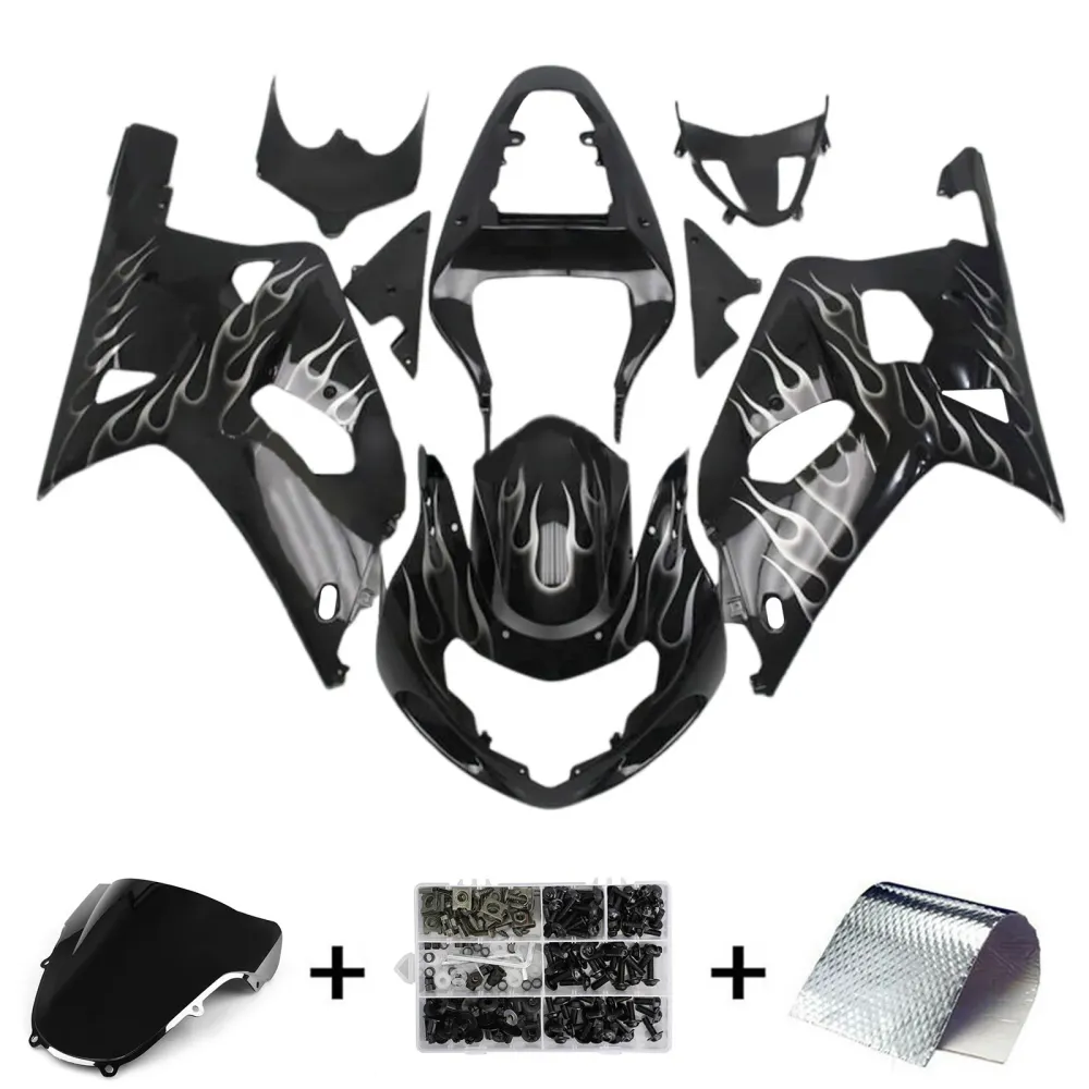 2001-2003 Suzuki GSXR600 2000-2003 GSXR750 K1 Injeksjon Fairing Kit karosseri