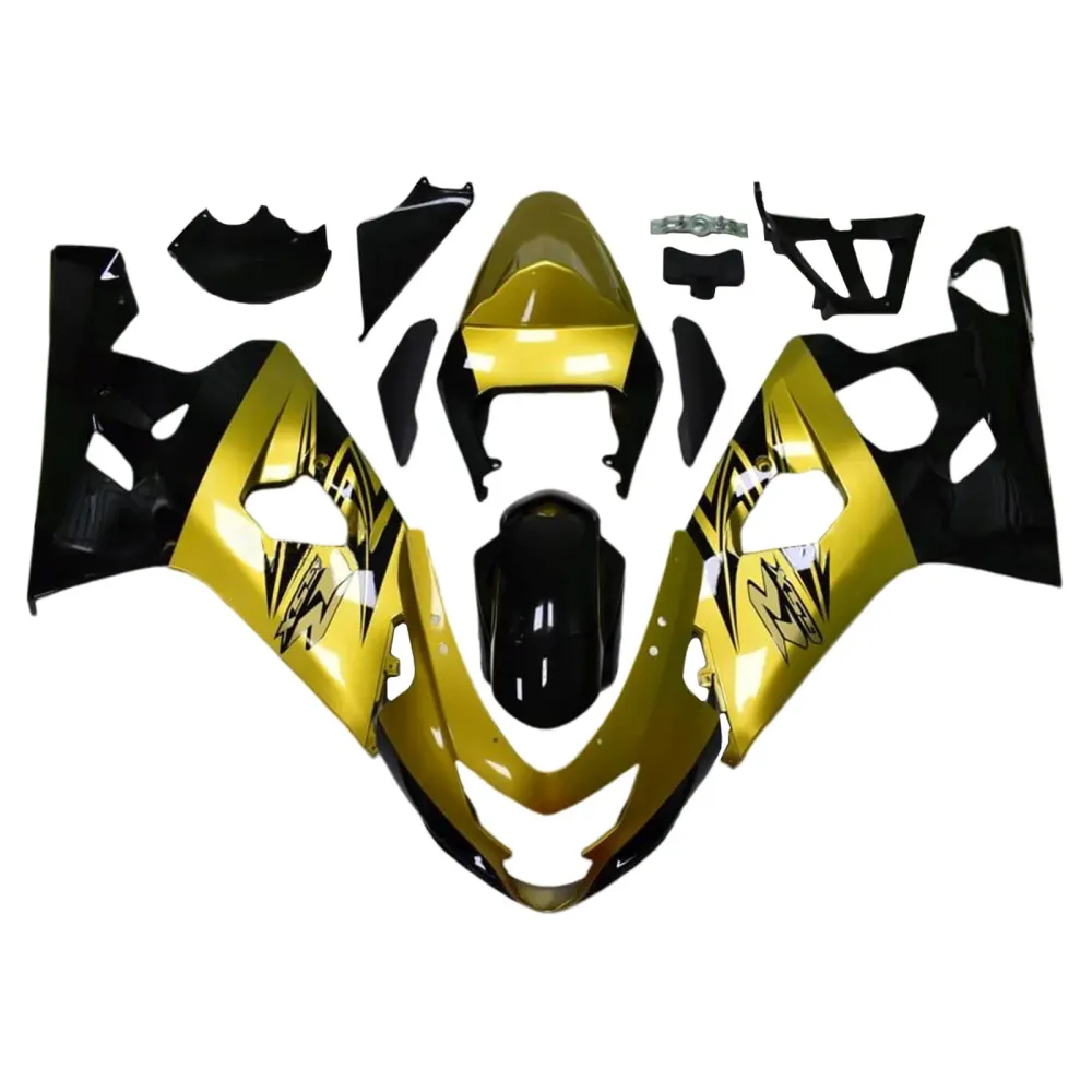 2004-2005 Suzuki GSXR 600/750 K4 Injeksjon Fairing Kit Bodywork Plastic ABS