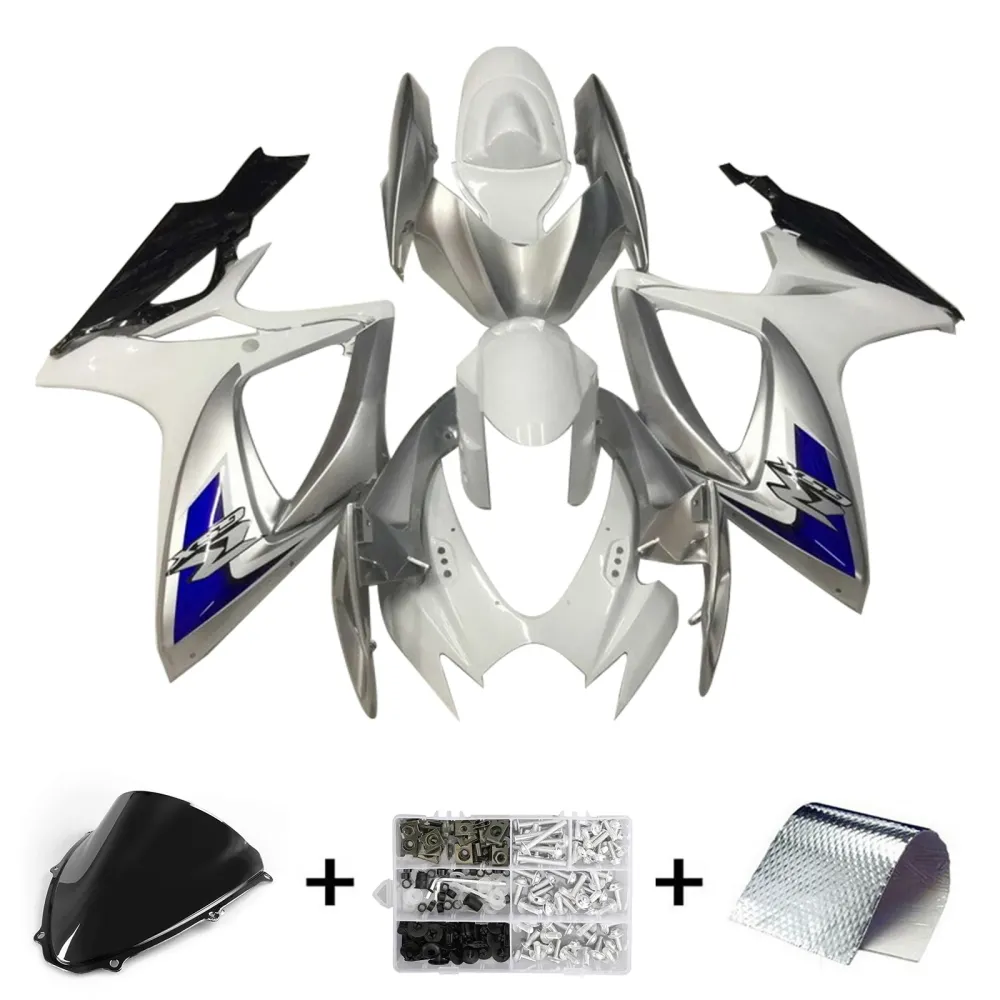 2006-2007 Suzuki GSXR 600/750 K6 Injeksjon Fairing Kit Bodywork Plastic ABS