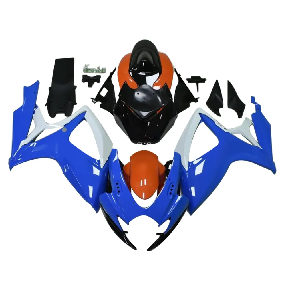 2006-2007 Suzuki GSXR 600/750 K6 Injeksjon Fairing Kit Bodywork Plastic ABS