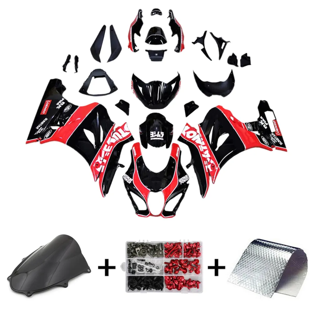 2017-2025 Suzuki GSXR1000 K17 Injeksjon Fairing Kit karosseri plast ABS #101