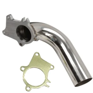 T3/T4 T04E 5-bolts flens rustfri 2.5" Turbo eksos nedrør/dumprør + pakning