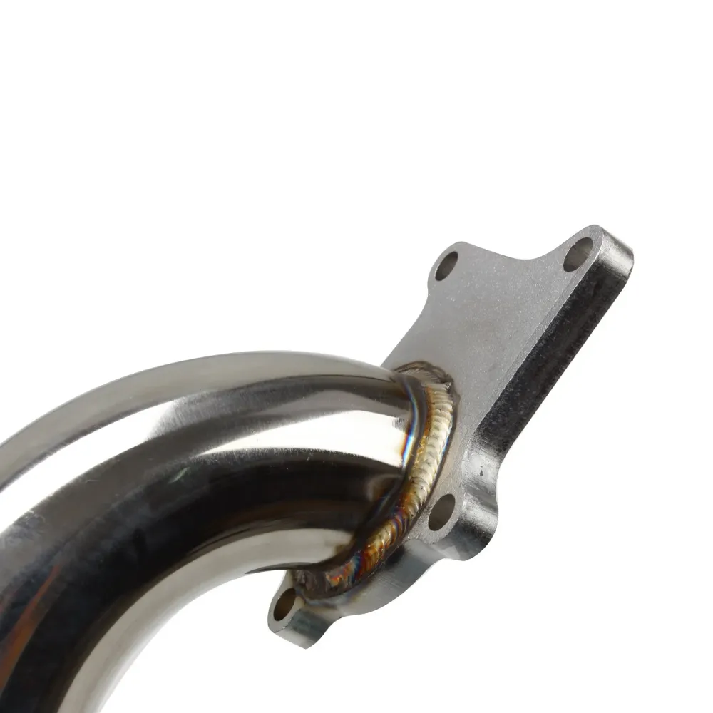 T3/T4 T04E 5-bolts flens rustfri 2.5" Turbo eksos nedrør/dumprør + pakning