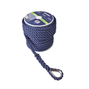 Talamex, Ankerline polyester 12 mm 30 m marineblå