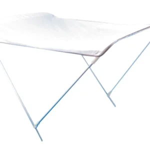 Talamex, Bimini topp 175x180x110 cm, anodisert aluminium, hvit
