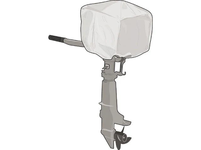 Talamex, Deksel påhengsmotor XXL, 150-300 hk, sølvgrå (1 stk)
