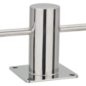 Talamex, Pullert rustfritt stål Ø 76 mm, polert (1 stk.)