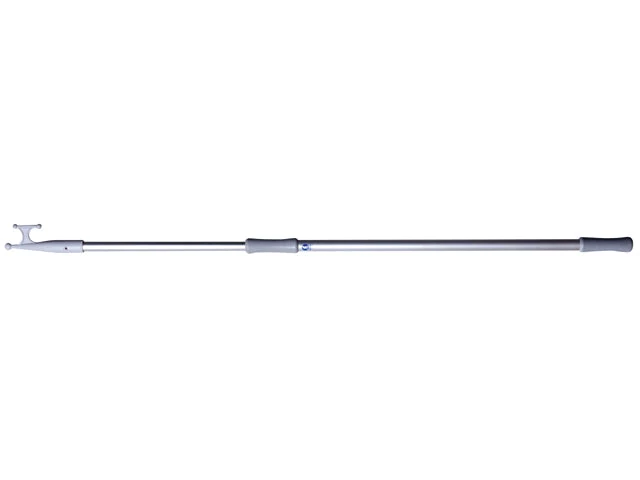 Talamex, teleskopisk båtkrok, 120-210 cm, anodisert aluminium, PVC-krok (1 stk.)