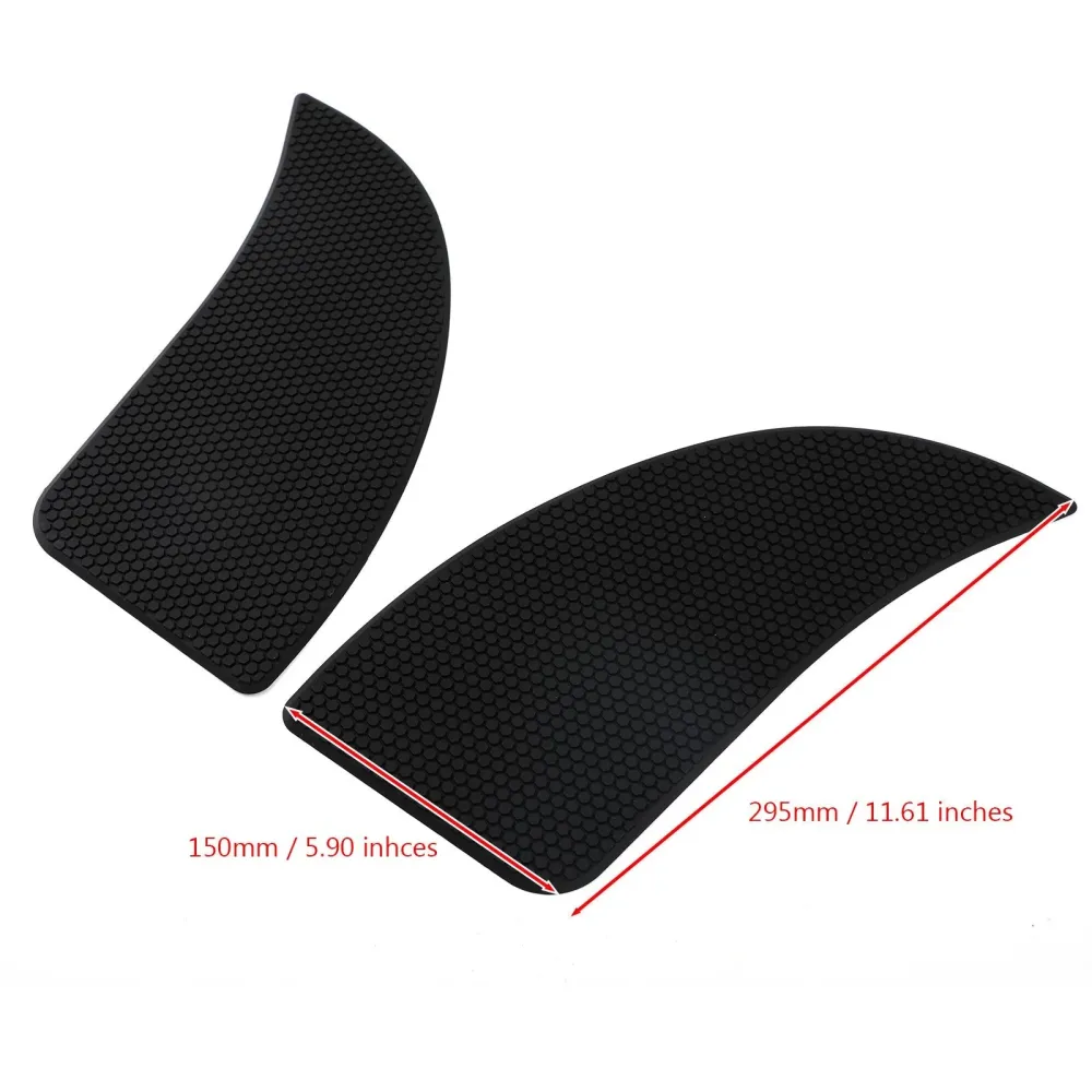 Tank Pads Traction Grips Protector 2-Piece Kit Fit Kawasaki Z1000SX 11-19 Generisk