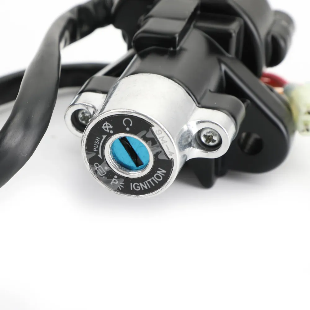 Tenningslåslås & Nøkkelsett 37100-16G00 37100-16G01 Suzuki GSXR1000/Z SV650 /SF/S SFV650 SF SV1000/S 2003-2015 Generisk