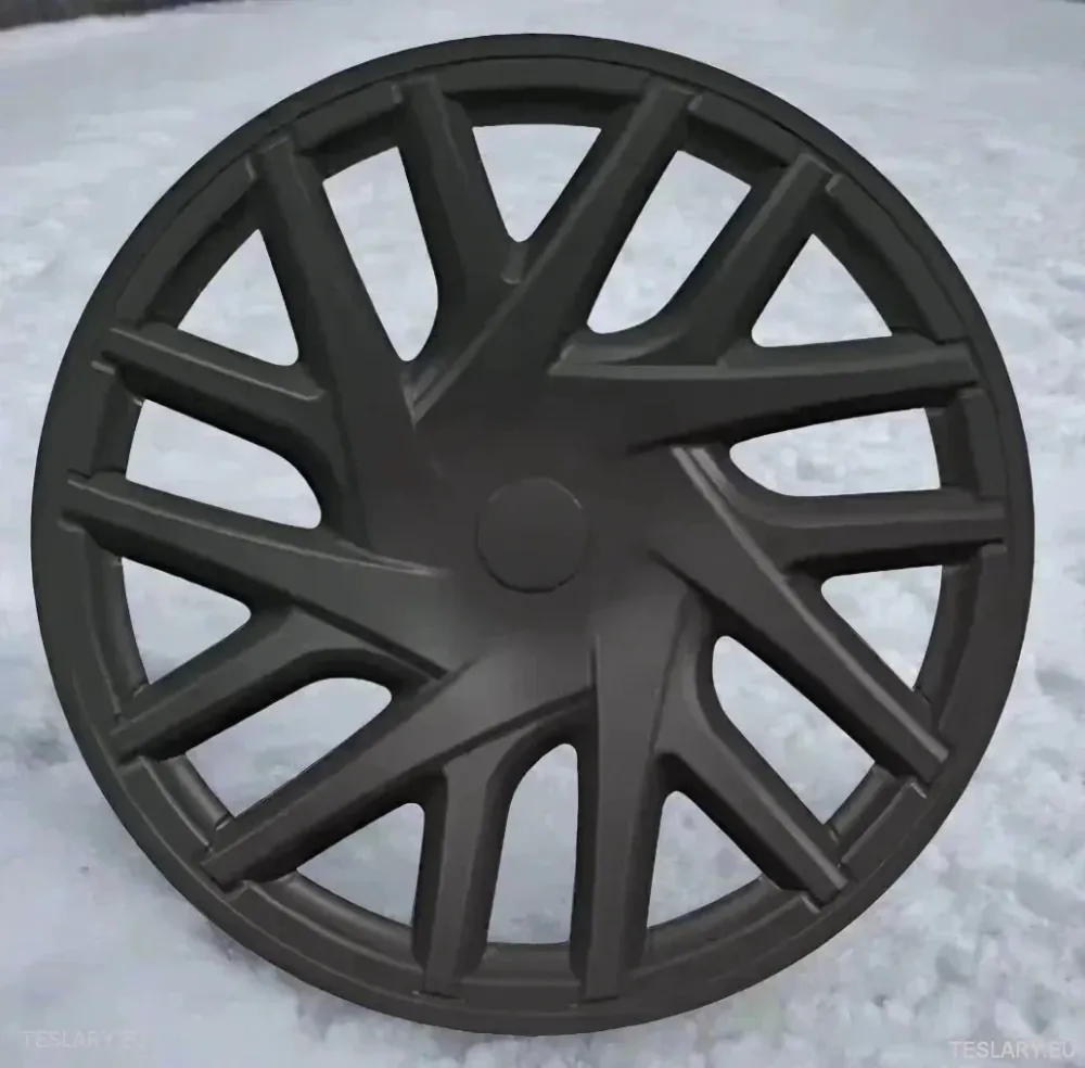 18" Tesla 3 Highland helfelg matt svart hjulkapsel