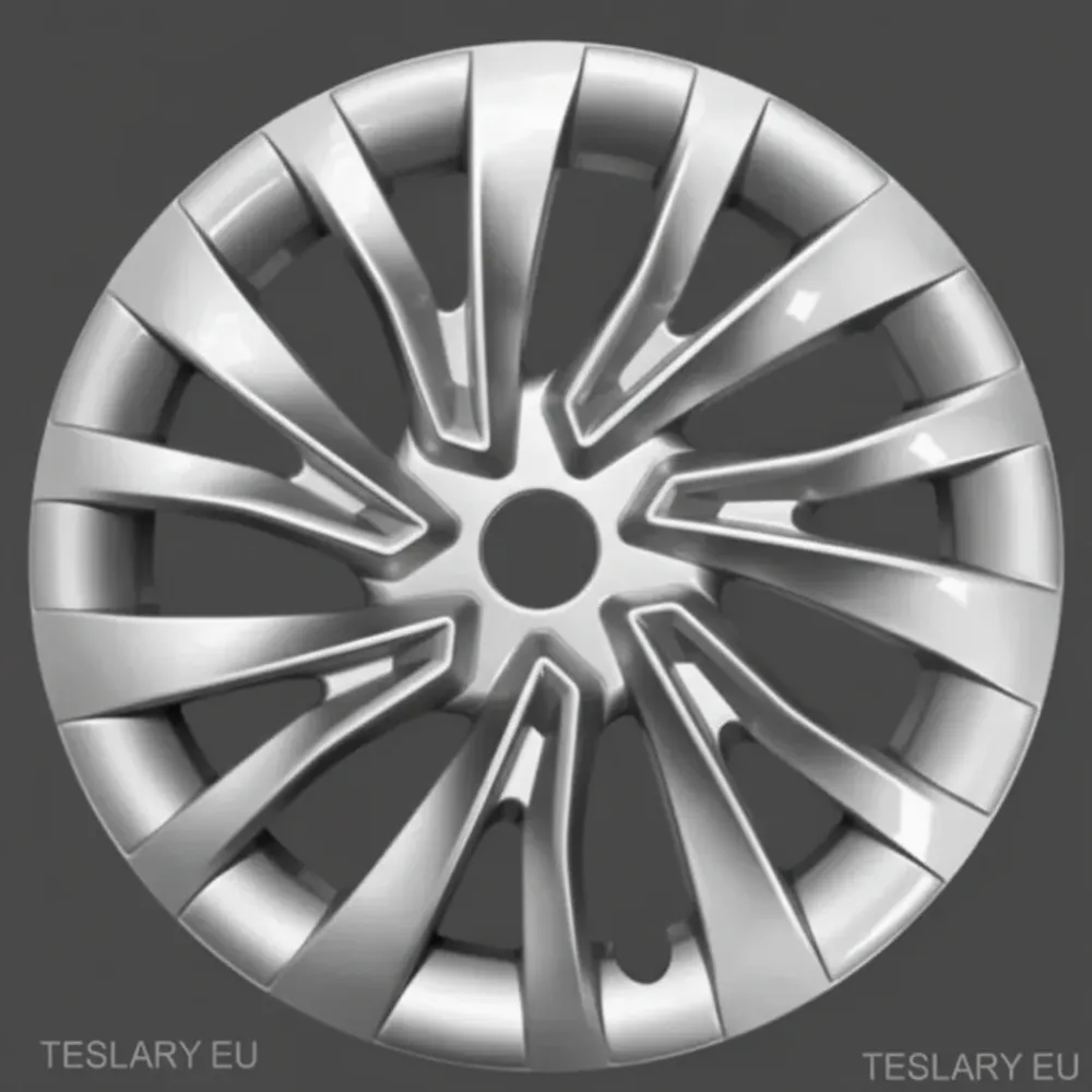 18" Tesla 3 Highland helfelg sølvfargede hjulkapsler