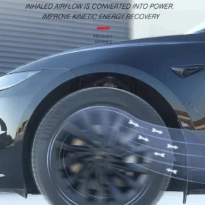 Tesla 3 Highland 18" Helfelg sølvfargede sportsstil-hjulkapsler