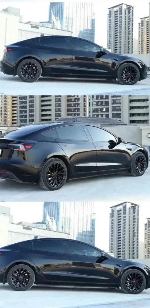 Tesla 3 Highland 18" Helfelg sølvfargede sportsstil-hjulkapsler