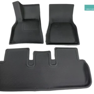 Tesla Model S 2023 Premium All-Weather Gulvmattesett - 3-delte skumgummimatter