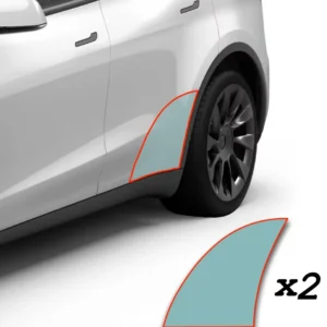 Tesla Model Y beskyttelsesfilm - sett med 2, terskler bak - PPF Paint Protection Film