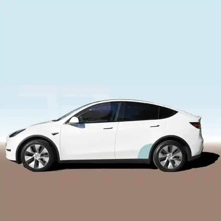Tesla Model Y beskyttelsesfilm - sett med 2, terskler bak - PPF Paint Protection Film