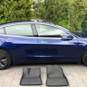 Tesla Model 3 Helårs-bilmatte-sett 2-delt. kun foran - Model 3 2021 / 2022 / 2023