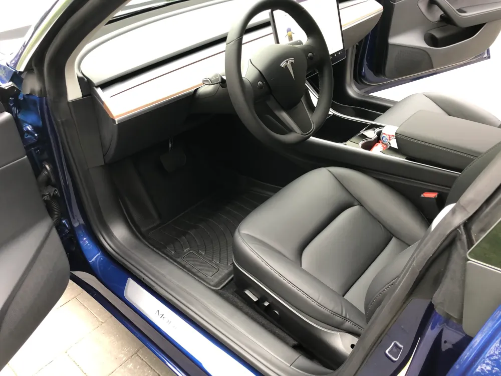 Tesla Model 3 Helårs-bilmatte-sett 2-delt. kun foran - Model 3 2021 / 2022 / 2023