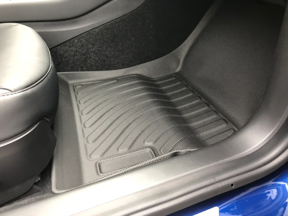 Tesla Model 3 Helårs-bilmatte-sett 2-delt. kun foran - Model 3 2021 / 2022 / 2023