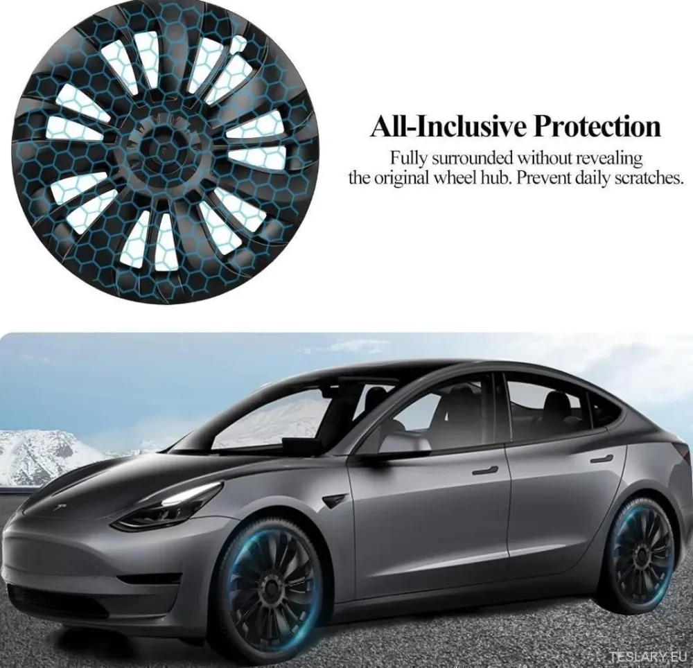 Tesla Model Y 19" Hjulkapsler i Ubertine-stil med ytelse