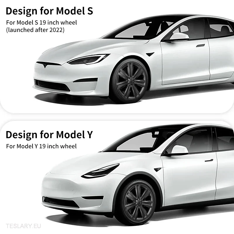 Tesla Model Y 19" Hjulnav med heldeksel i bladform