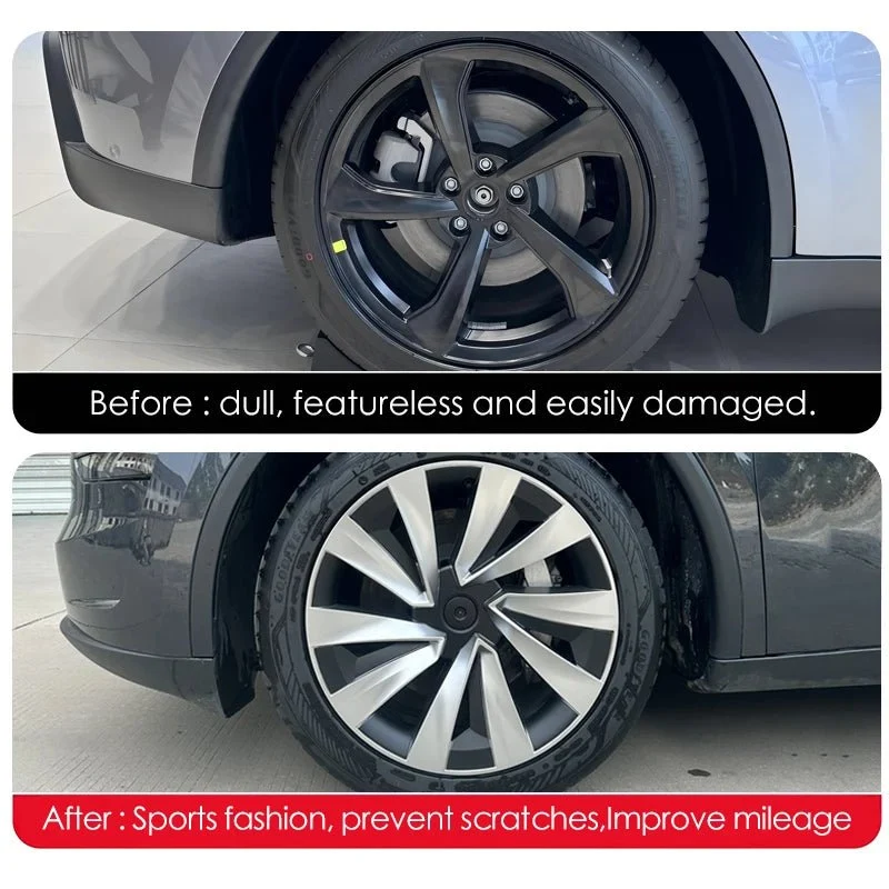 Tesla Model Y Juniper 2025 ytelse 19" Sportshjulkapsler