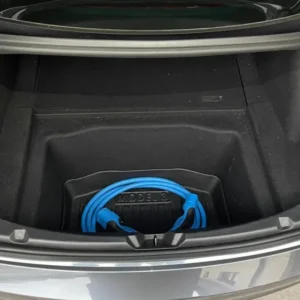 Tesla Model 3 Kabelfach-Matte - Allværs matte - Stripedesign (M3 2021-2023)