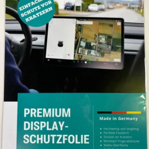 Tesla Model 3 og Y skjermbeskyttelse - Matt - Display-folie (MY + M3 2021-2023)
