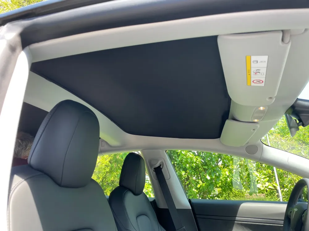 Tesla Model 3 Sun Shade Elements 4-delt sett - KUN amerikansk produksjon 2021