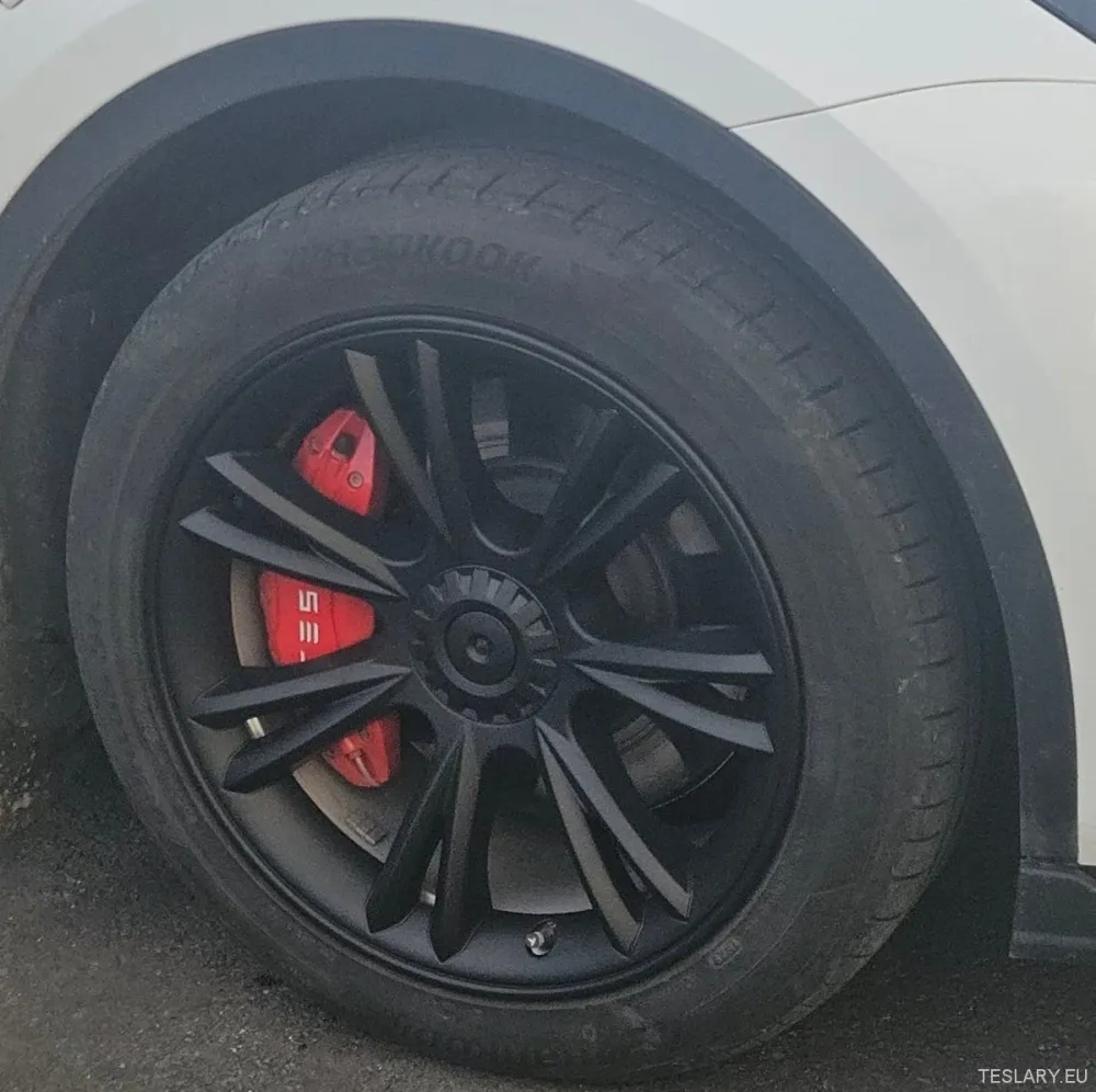 Tesla Model Y UNIK S14 19" Gemini-stil – matt svart