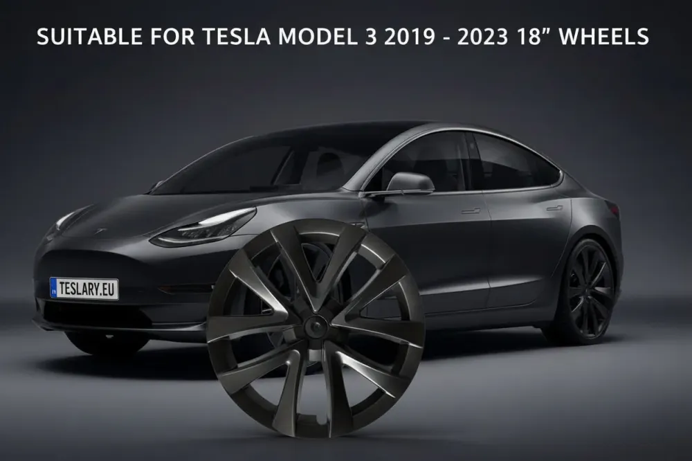 Tesla Modell 3 18" Hjulkapsler i arachnid-stil