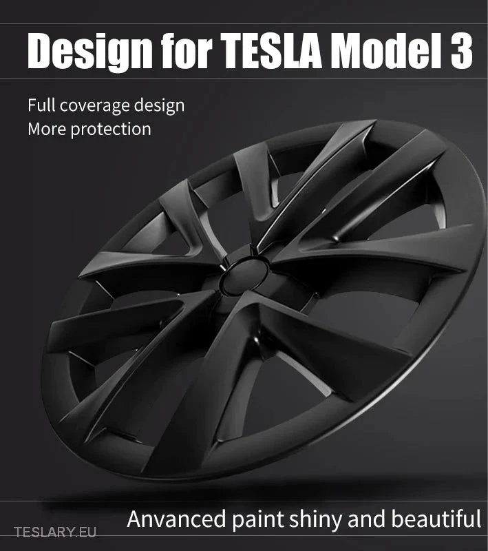 Tesla Modell 3 18" Hjulkapsler i arachnid-stil