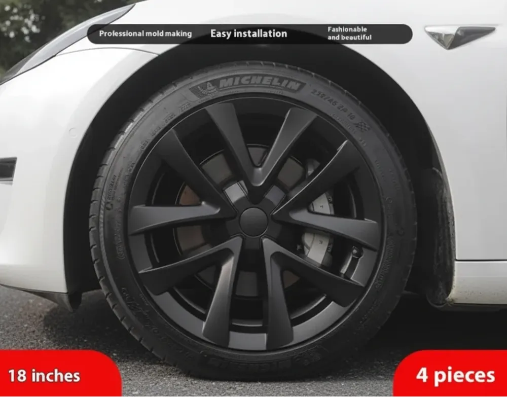 Tesla Modell 3 18" Hjulkapsler i arachnid-stil