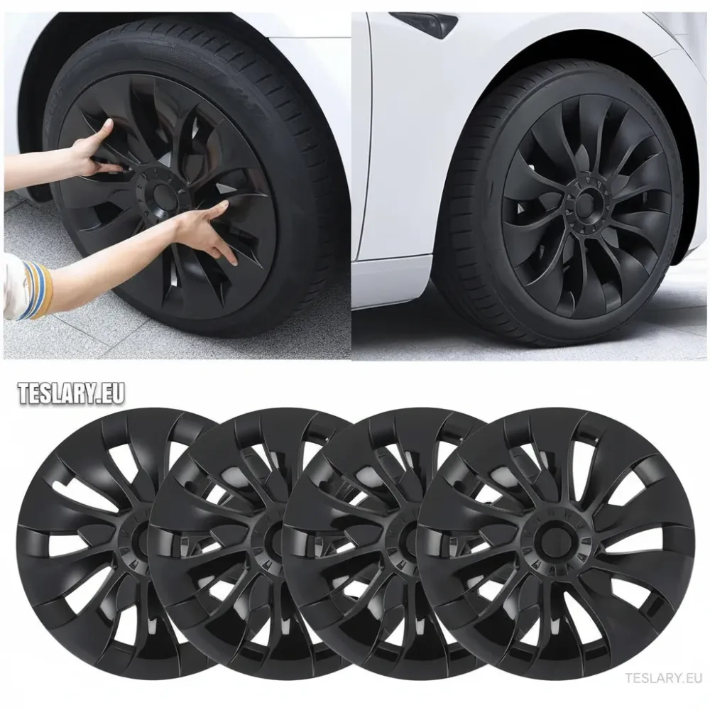 Tesla Modell 3 18" UNIK S23-ytelse – matt svart