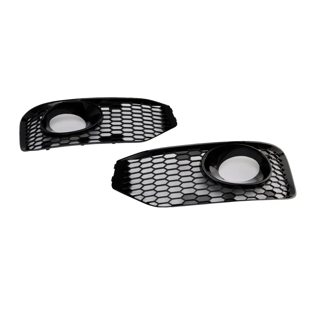 Tåkelampe lysdekselinnsats grille passform VW T5 T5.1 2010-2015 S-Line Gloss Black