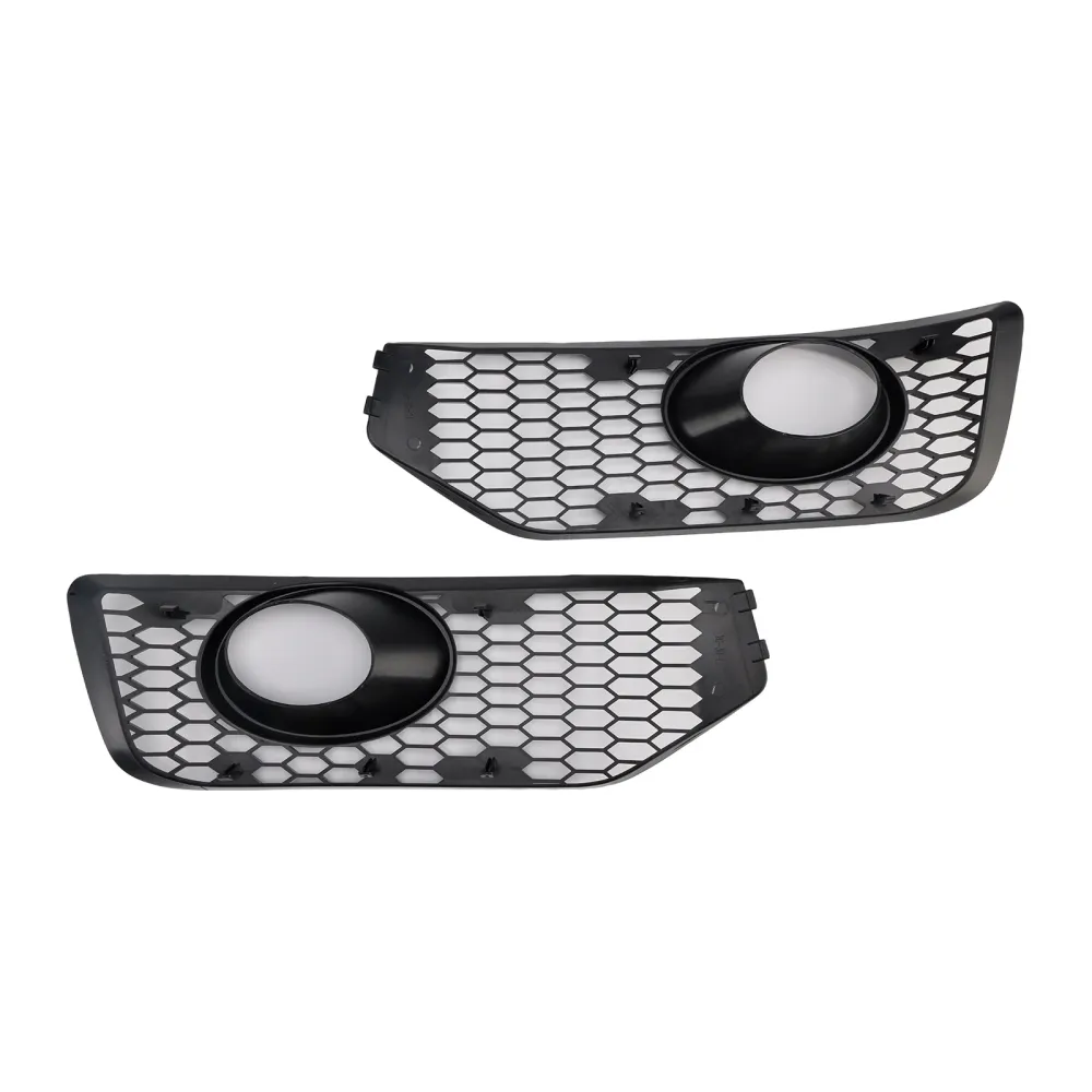 Tåkelampe lysdekselinnsats grille passform VW T5 T5.1 2010-2015 S-Line Gloss Black