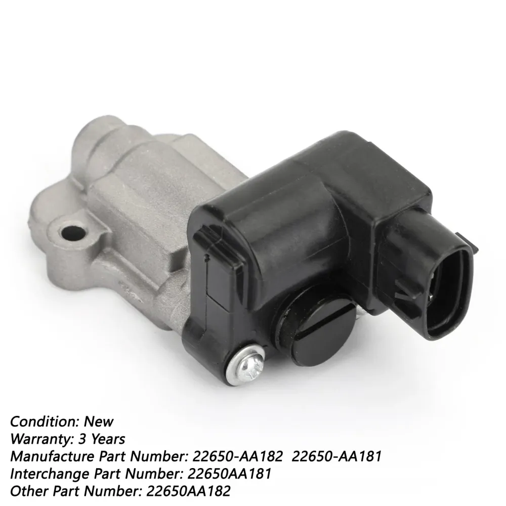 Tomgangsluftkontrollventil 22650AA182 FIT WRX IMPREZA 2.0L 2002-2005 22650-AA181 Generisk