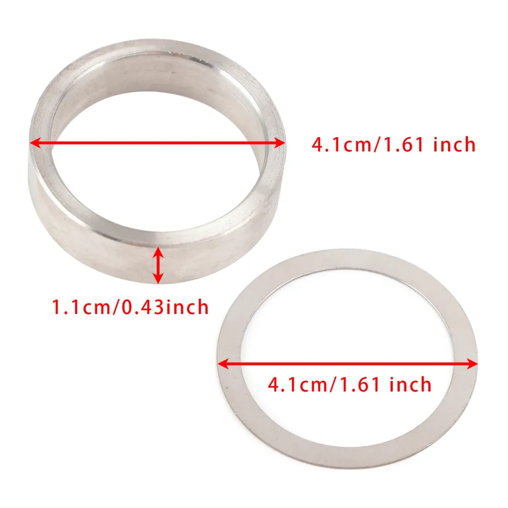 9 tommers solid pinionbærende spacer kit med shims 9190920 ford
