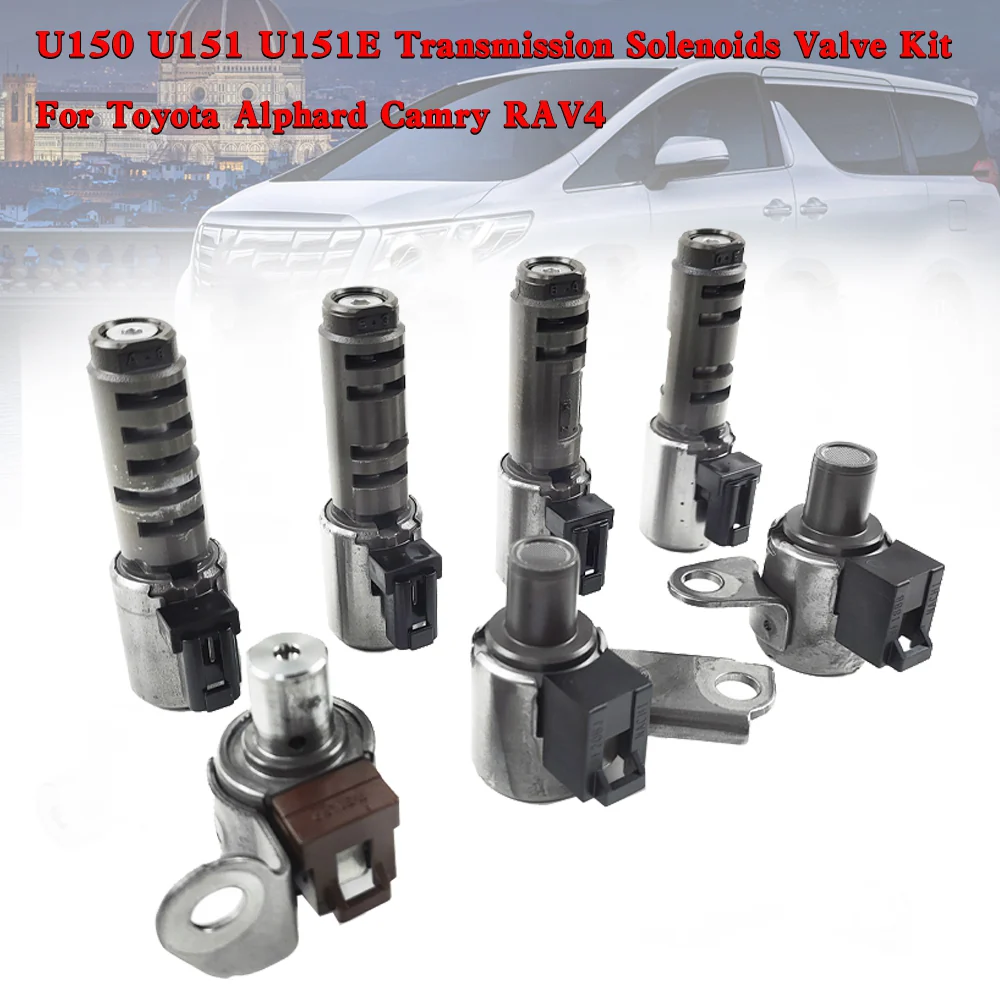 Toyota Alphard Camry RAV4 U150 U151 U151E Transmission Solenoids Valve Kit FedEx Express